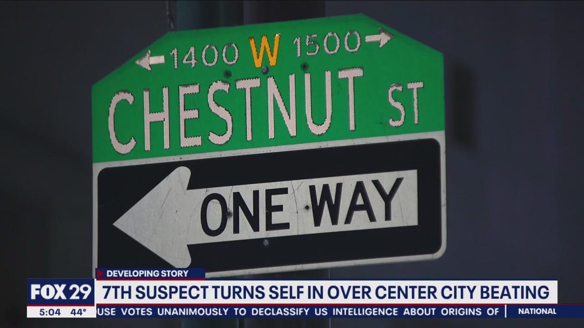 Group of kids 11-14 charged in brutal beating of woman in Center City, 1 still being sought